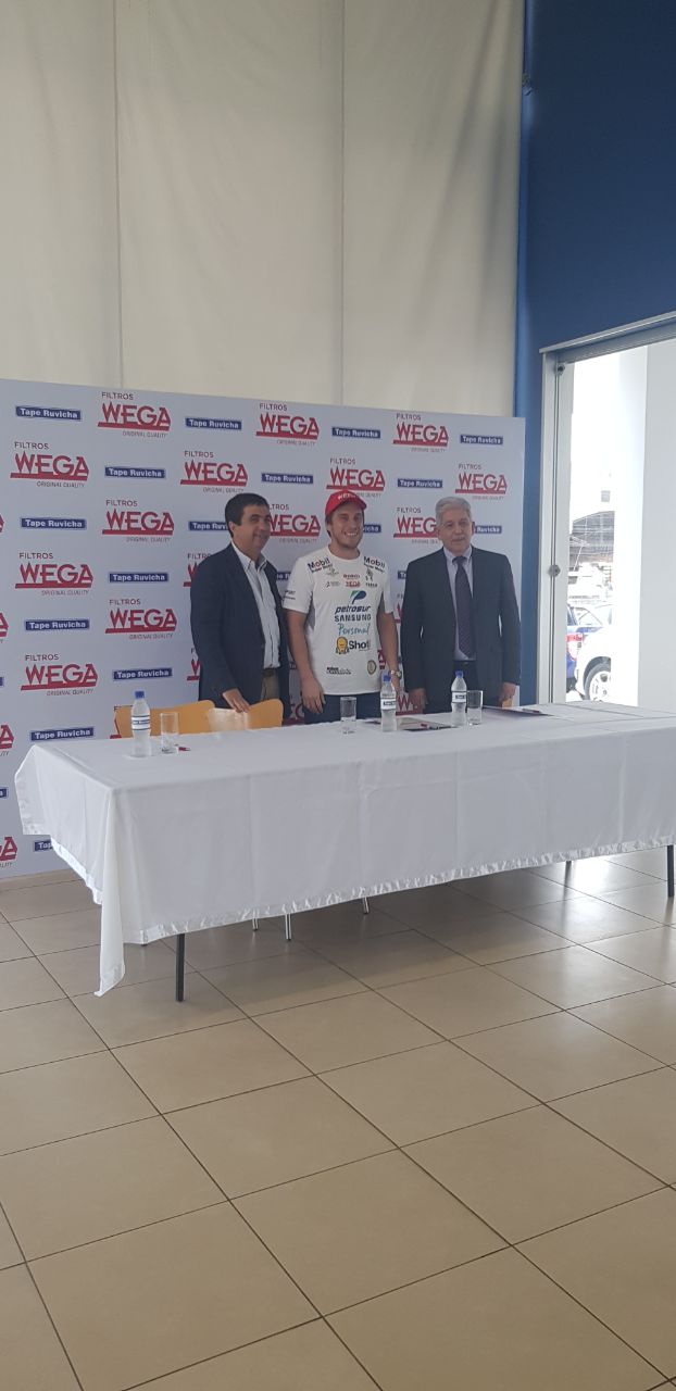 Wega patrocinará a Sanabria en el Dakar 2018