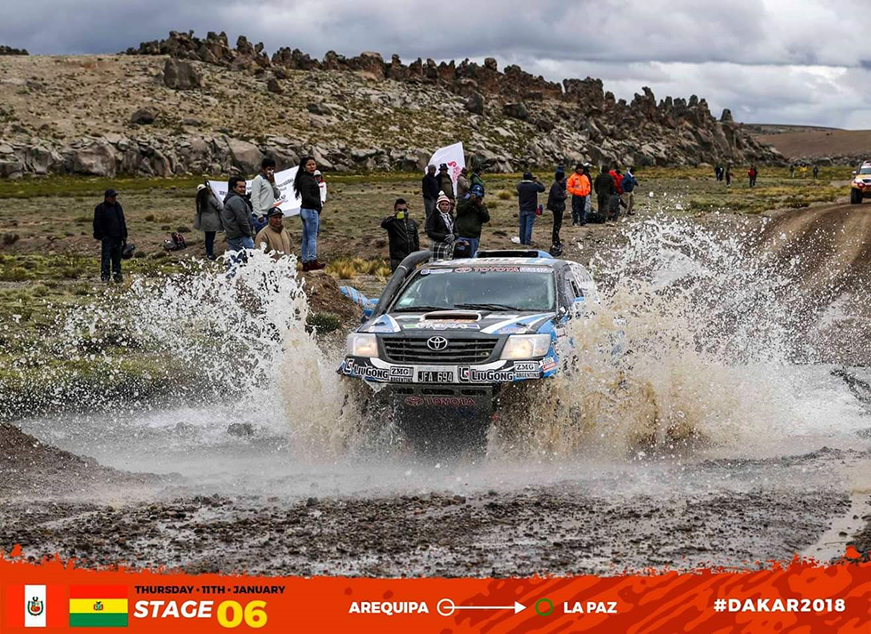 Naivirt sigue en carrera en el Dakar 2018