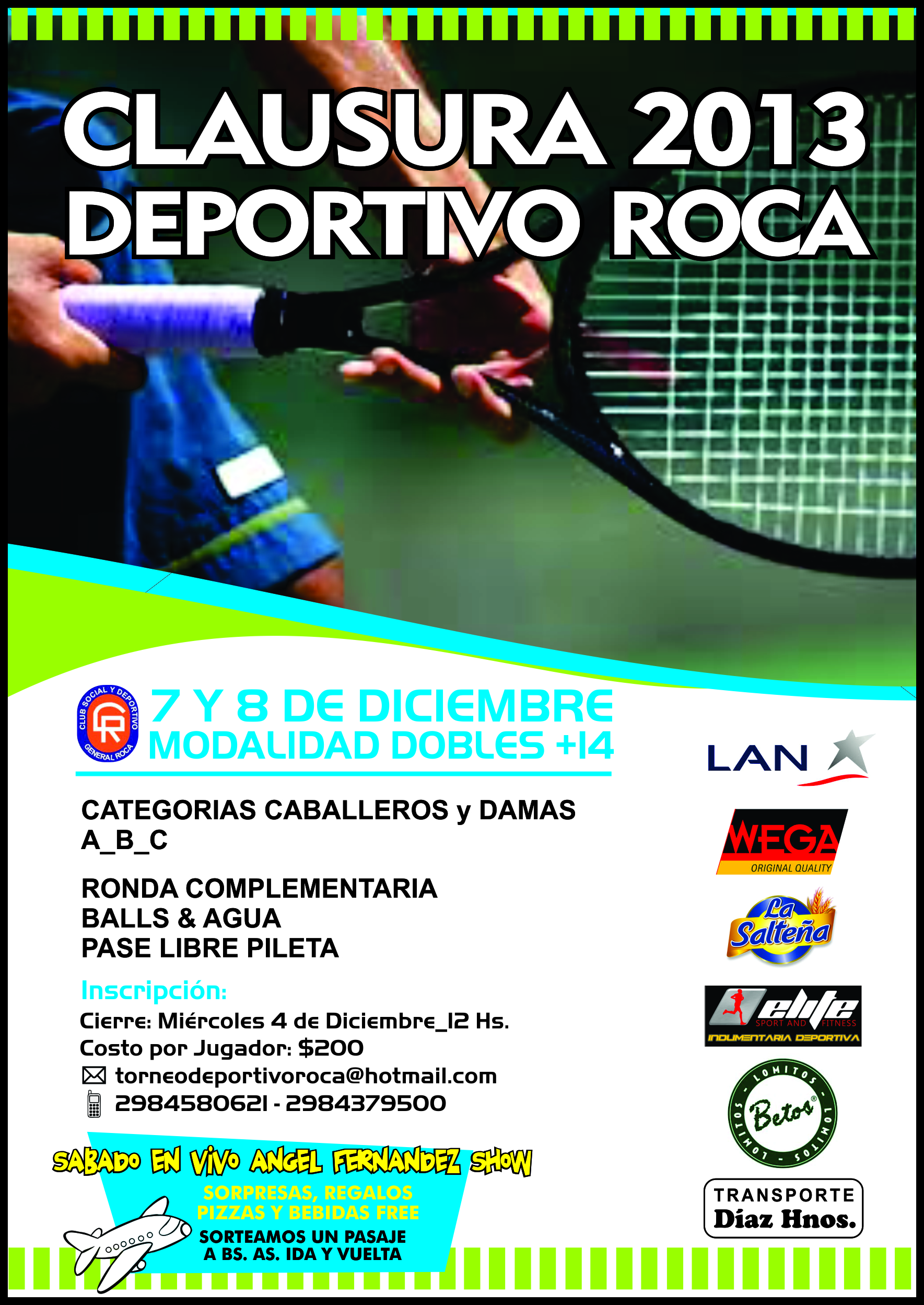 Torneo Clausura 2013 en el Club Deportivo Roca